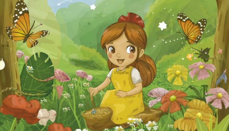 O Jardim Encantado das Borboletas Sábias – Conto Infantil