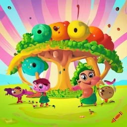 A Aventura Colorida no Reino dos Legumes – Conto Infantil